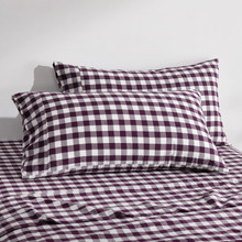 Sierra Yarn-Dyed Gingham Washed Cotton Pillowcases (Set of 2)